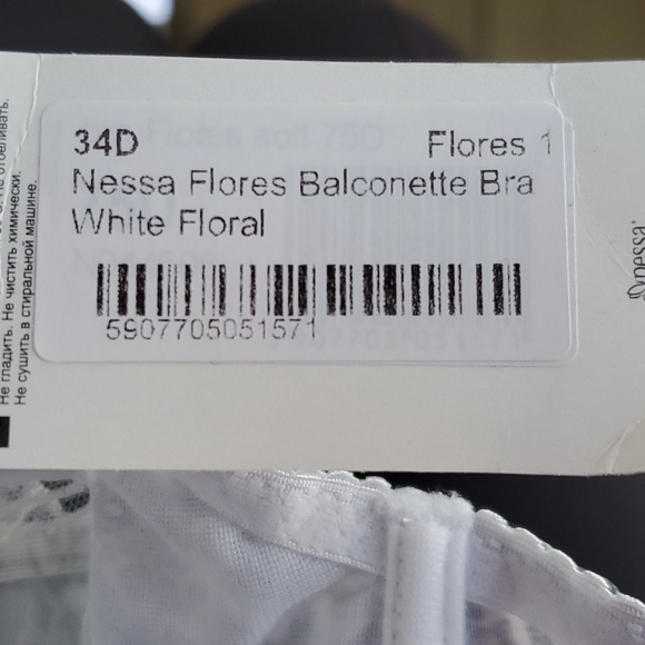 🚨 Onessa floral 34D bra - Picture 4 of 4